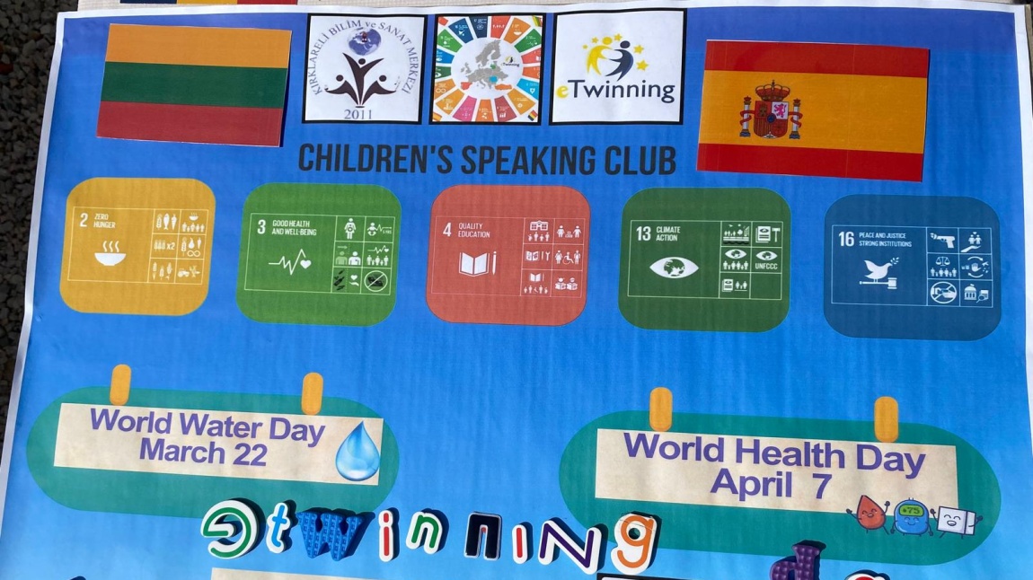Children's Speaking Club Projemiz Tamamlandı.